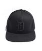 Ludeumakeu Tiger D Snapback Cap (Black Embo)