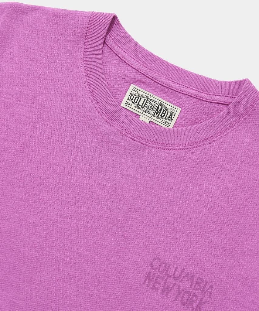 COLUMBIA UNIVERSITY Surf Ny Slub S/S T-Shirts_Vintage Purple