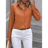 New Women'S Clothing Retro Casual Sexy Daily Fashion Temperament Commuting Business Shirt Long Sleeved Hoodie Top