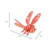 1 Piece Kids Gifts 3D Printed Dragonfly Figurine Collectible Desk Decor Transformable Design For Halloween Christmas Toy