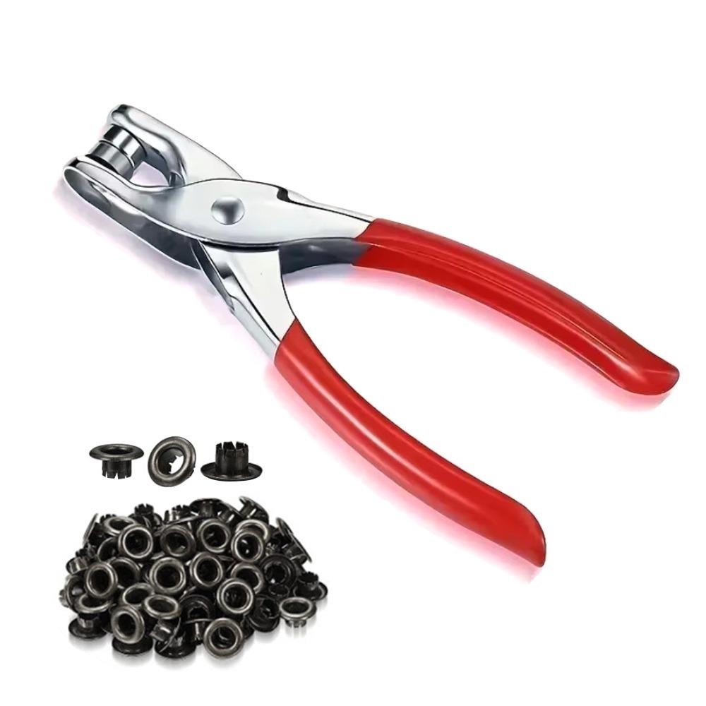 With Eyelets Grommet Eyelet Plier Set Installation Grommet Tool Kit Metal Pliers  For Leather Cloth