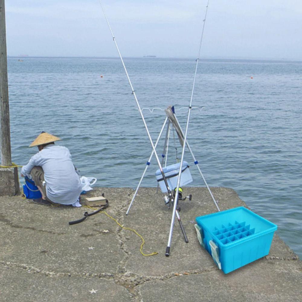 Luminous Fishing Tackle Case Waterproof Lure Tool Storage Squid Jig Bait Container  Fishing Gear