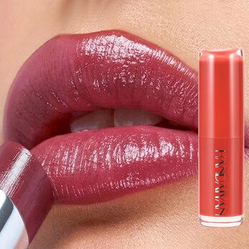 Waterproof Velvet Lipstick Moisturizing Red Brown Pink Lipsticks Hydrating Rose Purple Lip Tint Nature Nude Lips Makeup Cosmetic