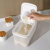 5KG Thicken Household Kitchen Plastic Rice Bucket Insect-Proof Moisture-Proof Grain Food Flour Sealed Storage Box Jar Container