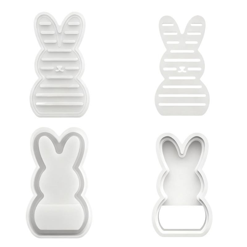 

Reusable Silicones Rabbit Hollow Casting Mold Crafting Tool For LED Nightlight Making And Decorative Accessories