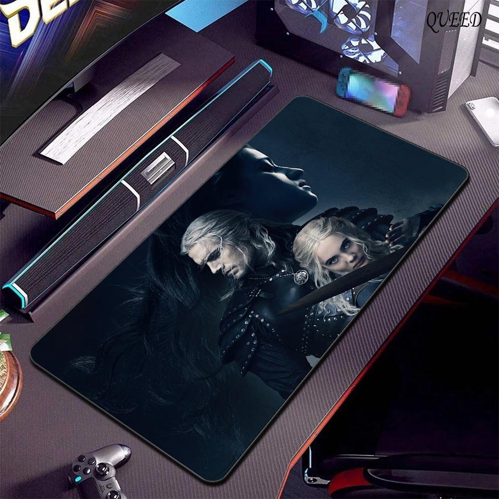 T-The W-Witchers 3 W-Wild H-Hunt Mousepad Mousepad da Gioco Tappetino XXL per Tastiera Accessori Ufficio Gomma Antiscivolo Tappetino Grande per Scrivania