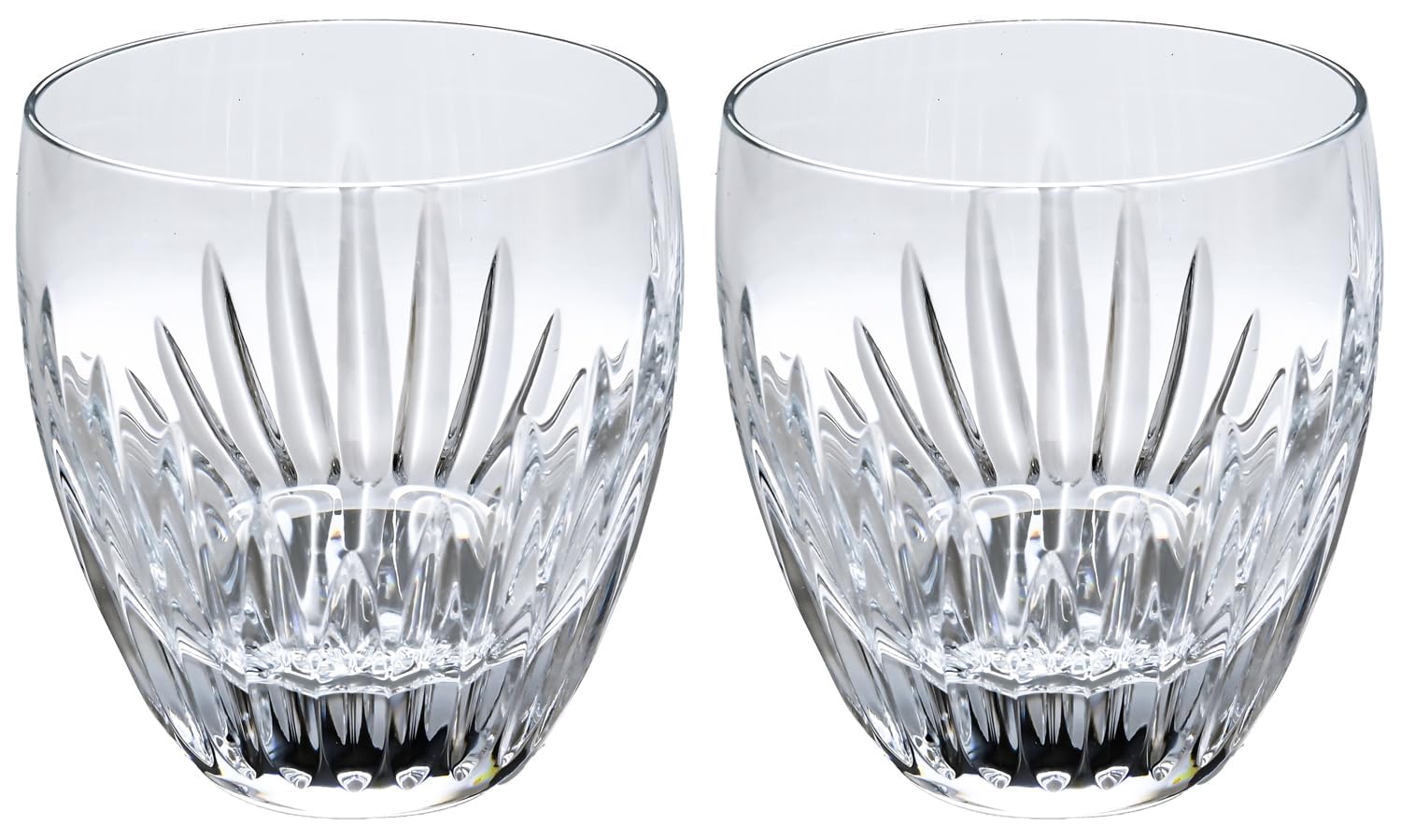 

Baccarat Massena Old Fashioned Glasses, Large (L), Pair, 10cm, 370ml, 2811295 [Parallel Import]