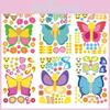 Cute Style Colorful Butterfly Children's Cartoon Parent-child Interactive Puzzle Diy Face Stickers