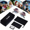 Polarized Round Sunglasses with UV400 for and Hiking [Joopin] Men's Protection, Lightweight, Fishing, Driving, (Gold/Multicolor)