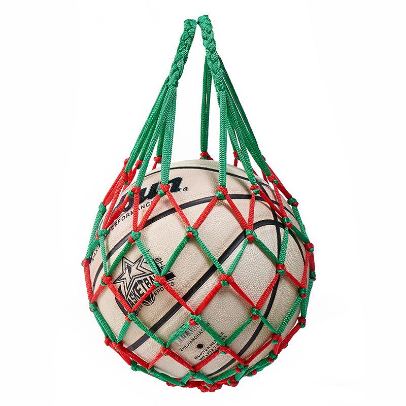 Thickened Mesh Sports Ball Bag – Large Capacity for Basketball, Football, Volleyball – Portable Storage for Kids & Students