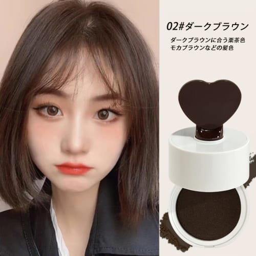 Hairline Powder Align Powder Hair Root Touch Up Quick Cover Thinning Hair/Waterproof/Small Face Makeup/For Hairline/Thinning Hair/Hairline Powder, Pow