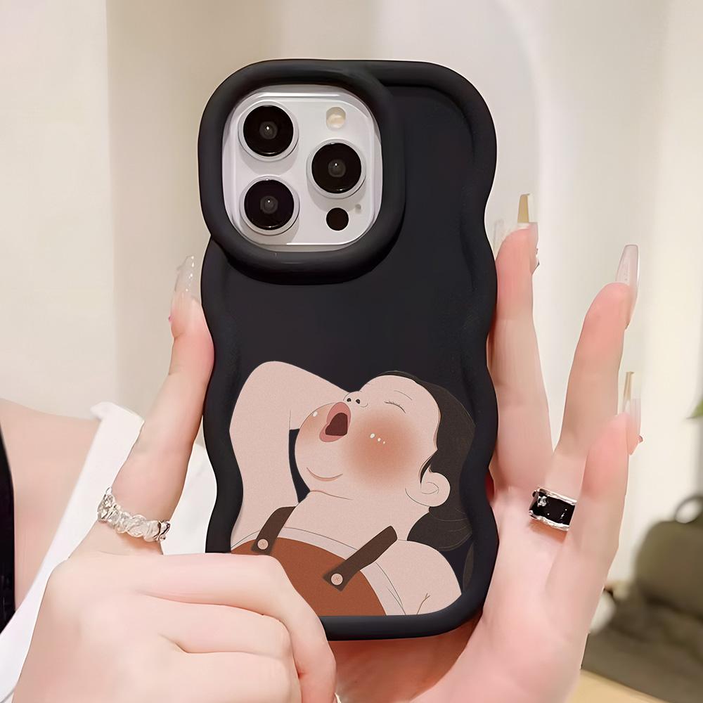 

Чехлы для мобильных телефонов iPhone 11 13 XR 15 Pro Max 12 14 Pro Max Чехол для iPhone 16 7 Plus 8 Plus XS Max 15 Plus Macaron Cartoon Cute Anti-Drop Водонепроницаемый iPhone 15 Plus чёрный