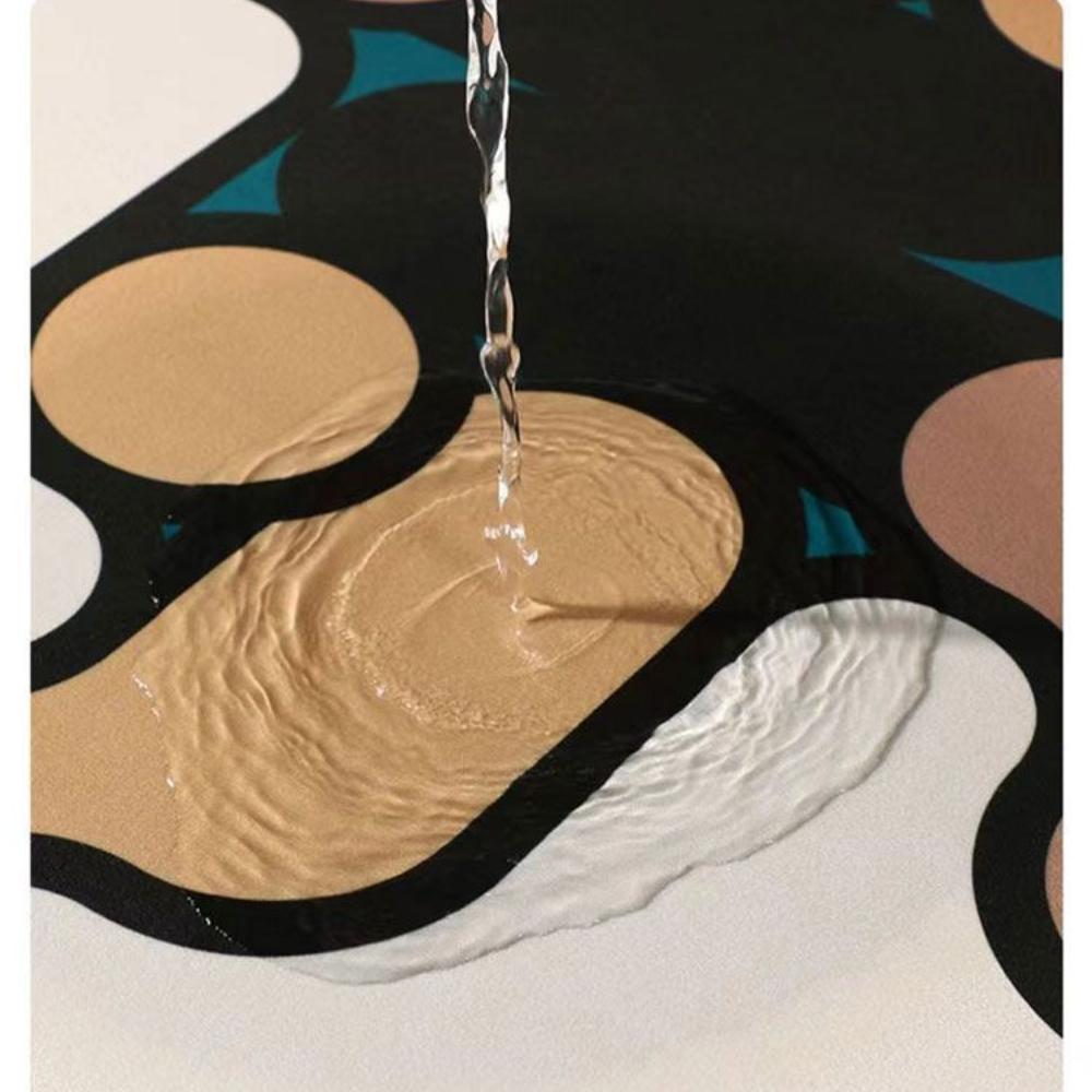 Heterotypic Diatom Printing Bathroom Thickening Mat Bath Non-slip Carpets In Wash Basin Bathtub Side Floor Rug Shower Room Doormat Memory Foam 3D Pad