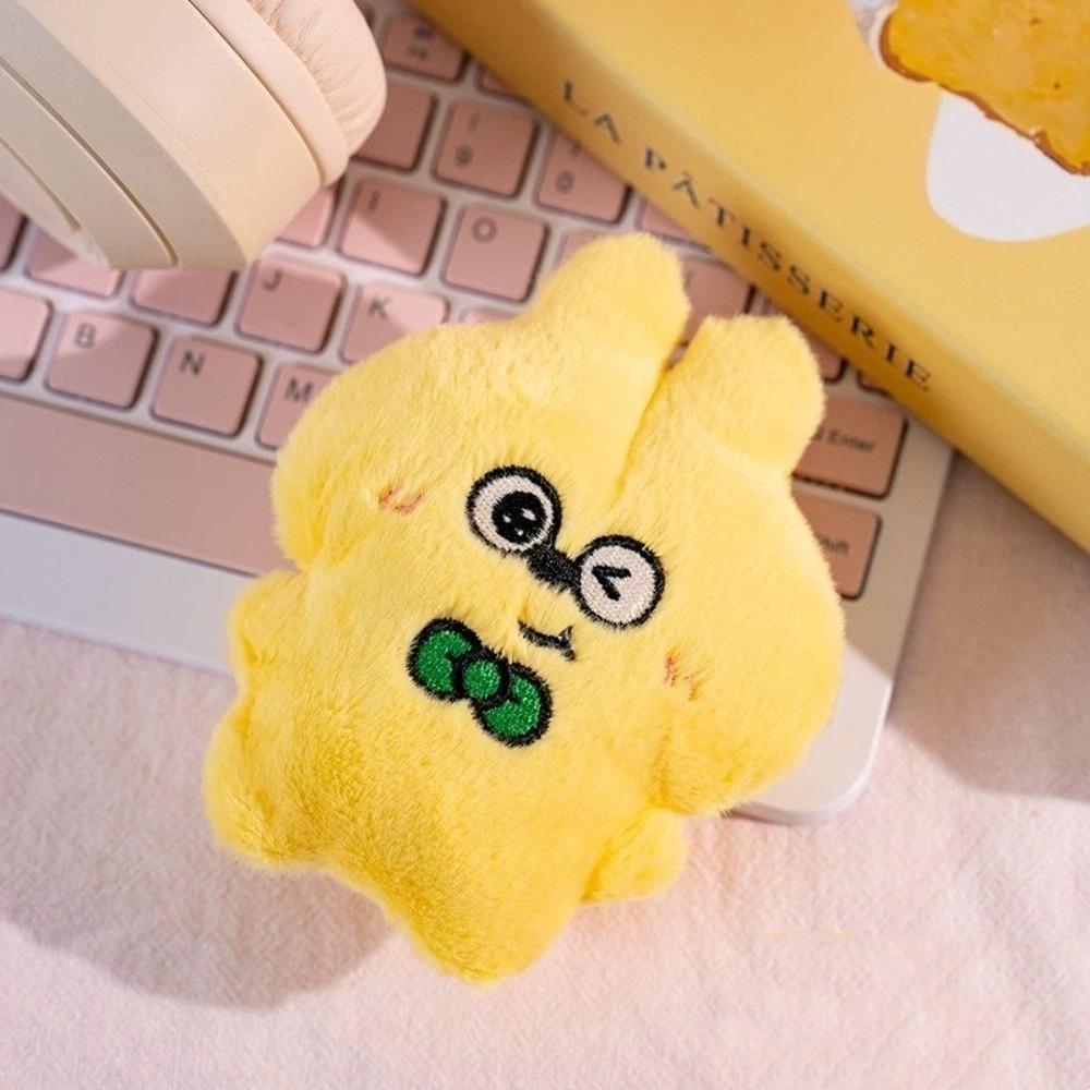 Key Ring Squeezing Keychain Friendship Rabbit Pendant Cute Plush Rabbit Keychain  Bag Decor