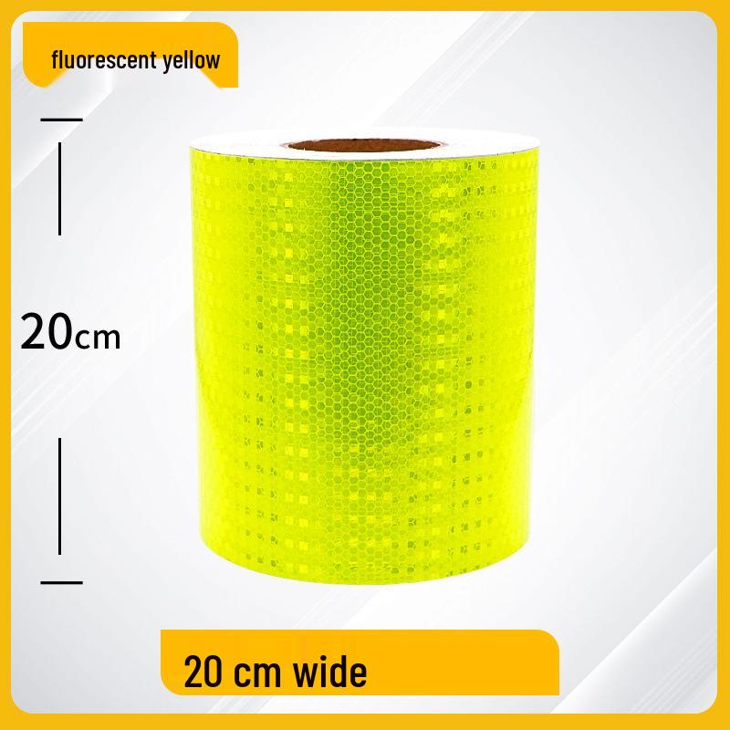 20cm High-Brightness Reflective Sticker for Car Safety - Luminous Nighttime Anti-Collision Warning Tape