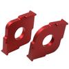 3 Pack Radius Jig Router Templates, Aluminum Radius Quick Jig,Carpenter Radius Corner Jig for Woodworking R5 R10 R15 R20 R25 R30