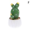 Drăguț Planta Verde Cactus Ornament Mic în Ghiveci Gadget Decorare Mașină Interior