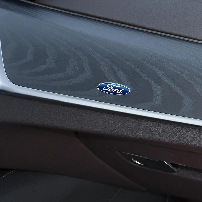 2025 Moda Naklejki na Tylny Bagażnik Samochodu Emblemat Odznaka Logo Pokrowce Naklejka Dla Ford Ranger Focus Kuga Mustang Mondeo Fusion Esco Fiesta