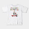 Boys Girls Soft Cotton Graphic Tees Peewees Playhouse T-shirt Breathable Daily School Wear Kids T-Shirts