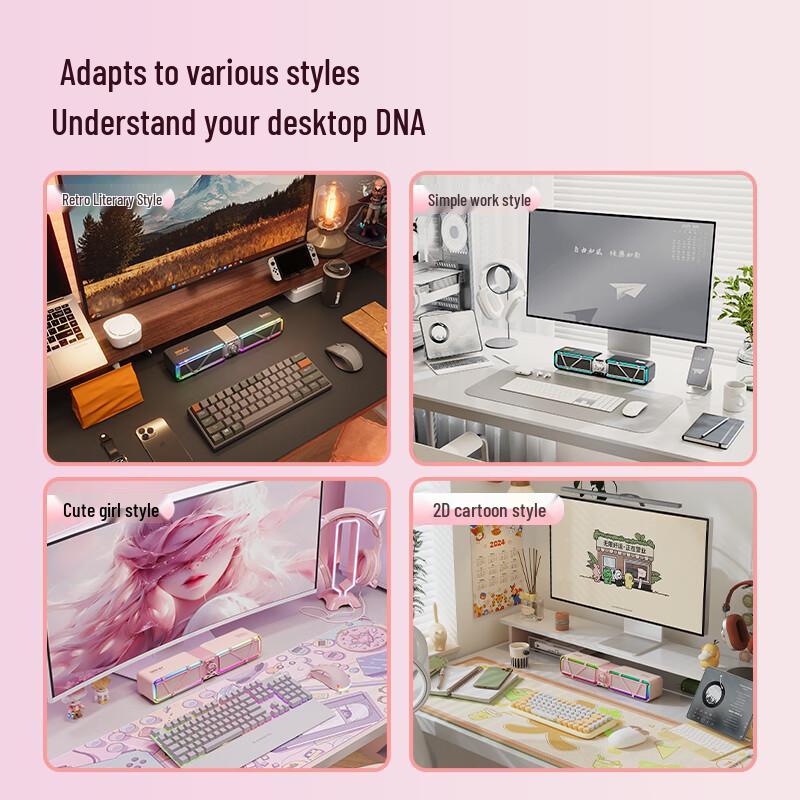 Divoom D-BASE Gaming Desktop Speaker with RGB & Bluetooth 6.0 CN plug (adapter included)