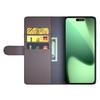 For iPhone 17 Pro Max Case Genuine Split Leather Phone Cover with Wallet Stand