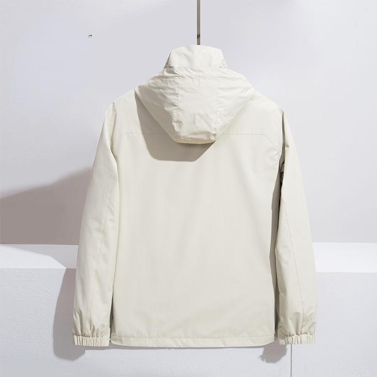 Pánské ležérní bundy Módní outdoorové nepromokavé kabáty s kapucí a větrovkou Assault Jacket