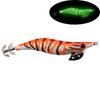 Luminous Wood Shrimp Lure Bait2.0 2.5 3.0Umbrella-shaped Hook Big Eye Squid Bionic Bait Special for Sea Fishing