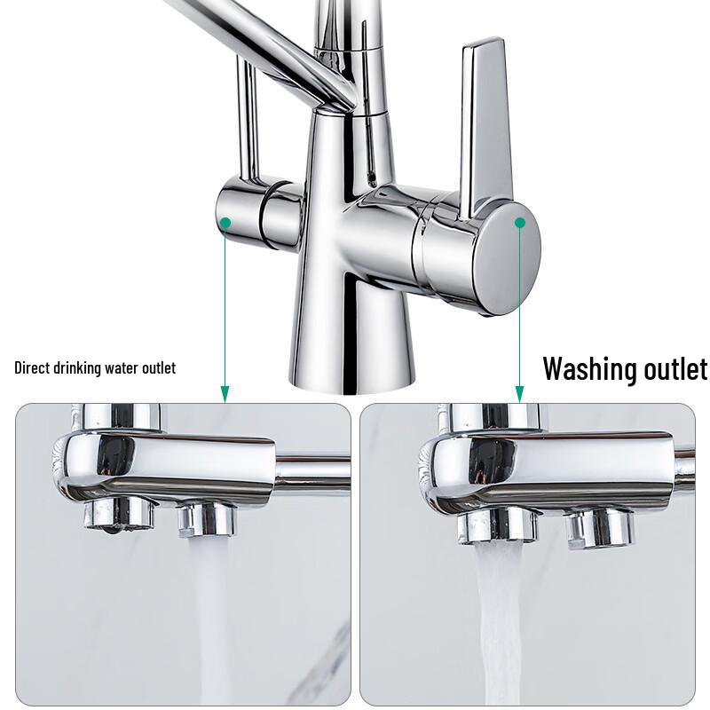 TLXT Wall-Mounted Water Purifying Hot & Cold Faucet