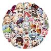 60 New Q Version Genshin Impact Graffiti Stickers, Suitcase Water Cup Mobile Phone Case Decoration DIY Stickers
