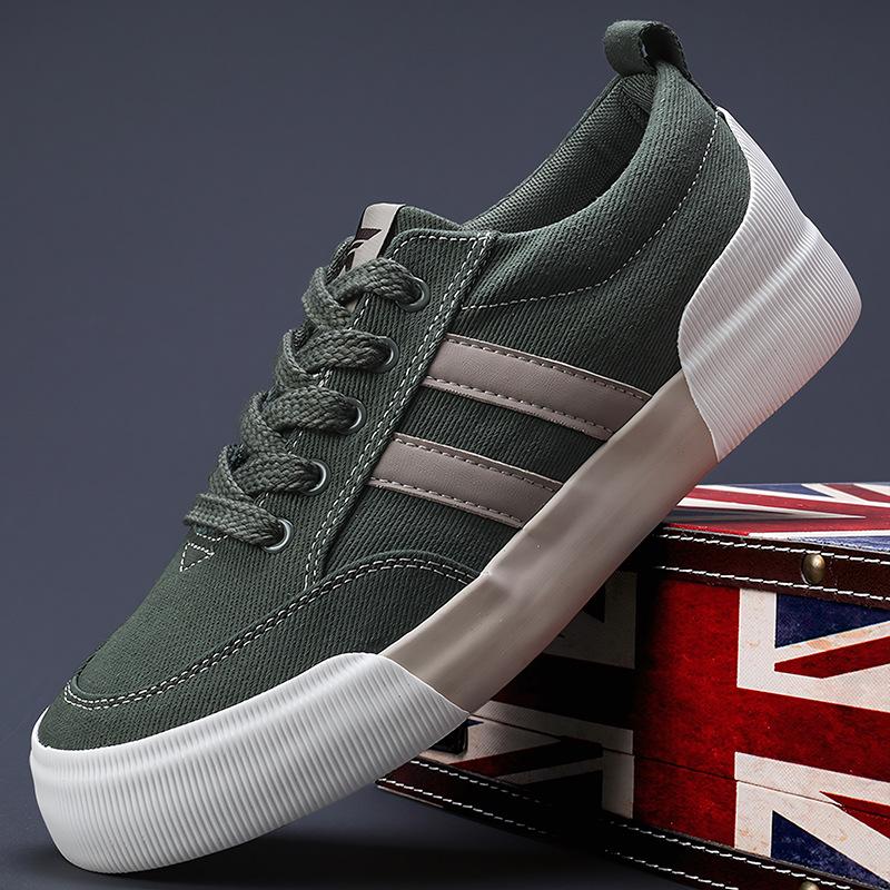 Spring New Mens Shoes Niche Retro Versatile Men's Canvas Shoes Casual Thin Daily Low Top Shoes Mens