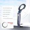 Foldable Phone Holder Magnetic Stand 360 Dual-sided Rotating Phone Clip Portable ABS Tripod Mobile Holder For Car Navigation