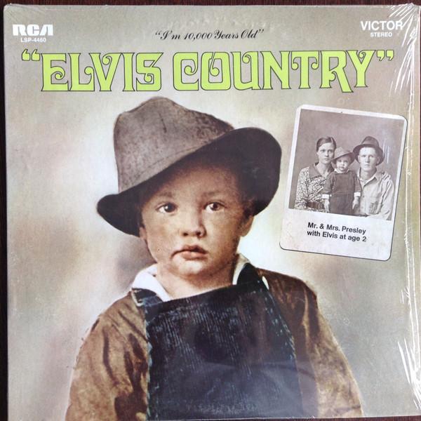 LP Record ELVIS PRESLEY - Elvis Country (I'm 10,000 Years Old LSP4460 RCA VICTOR 1971 US Rock Used