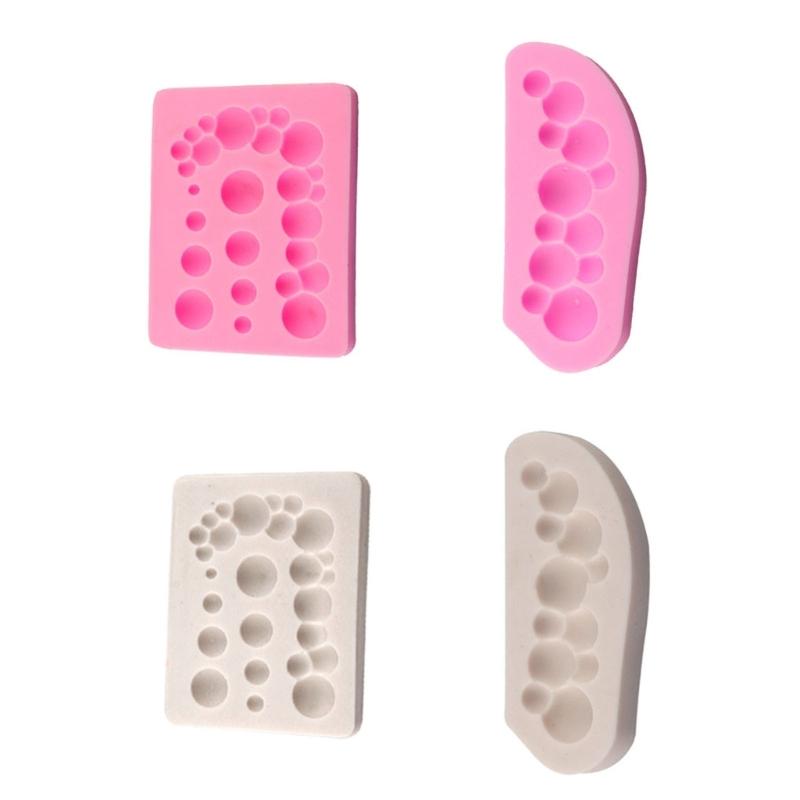 Chocolate Candy Bubble Fondant Mold Hemisphere-Shape Silicone Mold Half Round Baking Fondant Mold Cake-Decor DIY Tool