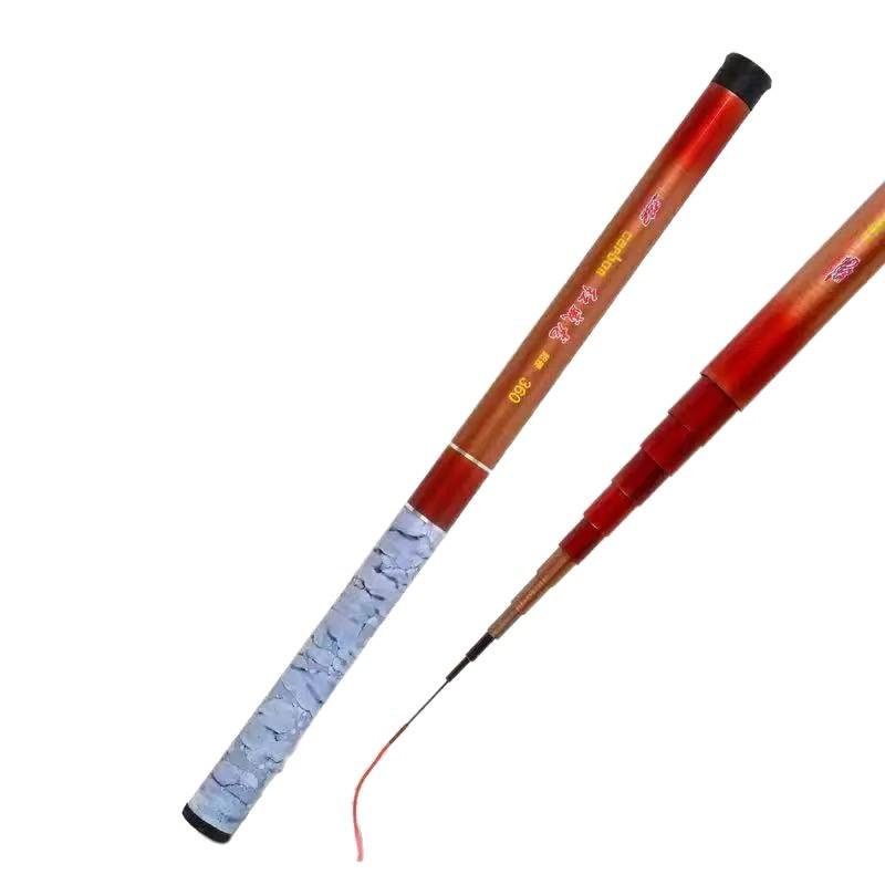 Ultra-Compact Fiberglass Pocket-Sized Fishing Rod, Short-Section Stream Hand Rod, Full Meter