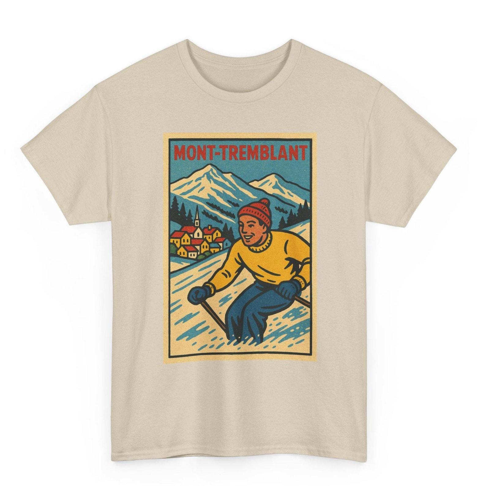 Mont Tremblant T-Shirt Unisex: Retro Canada Tee S