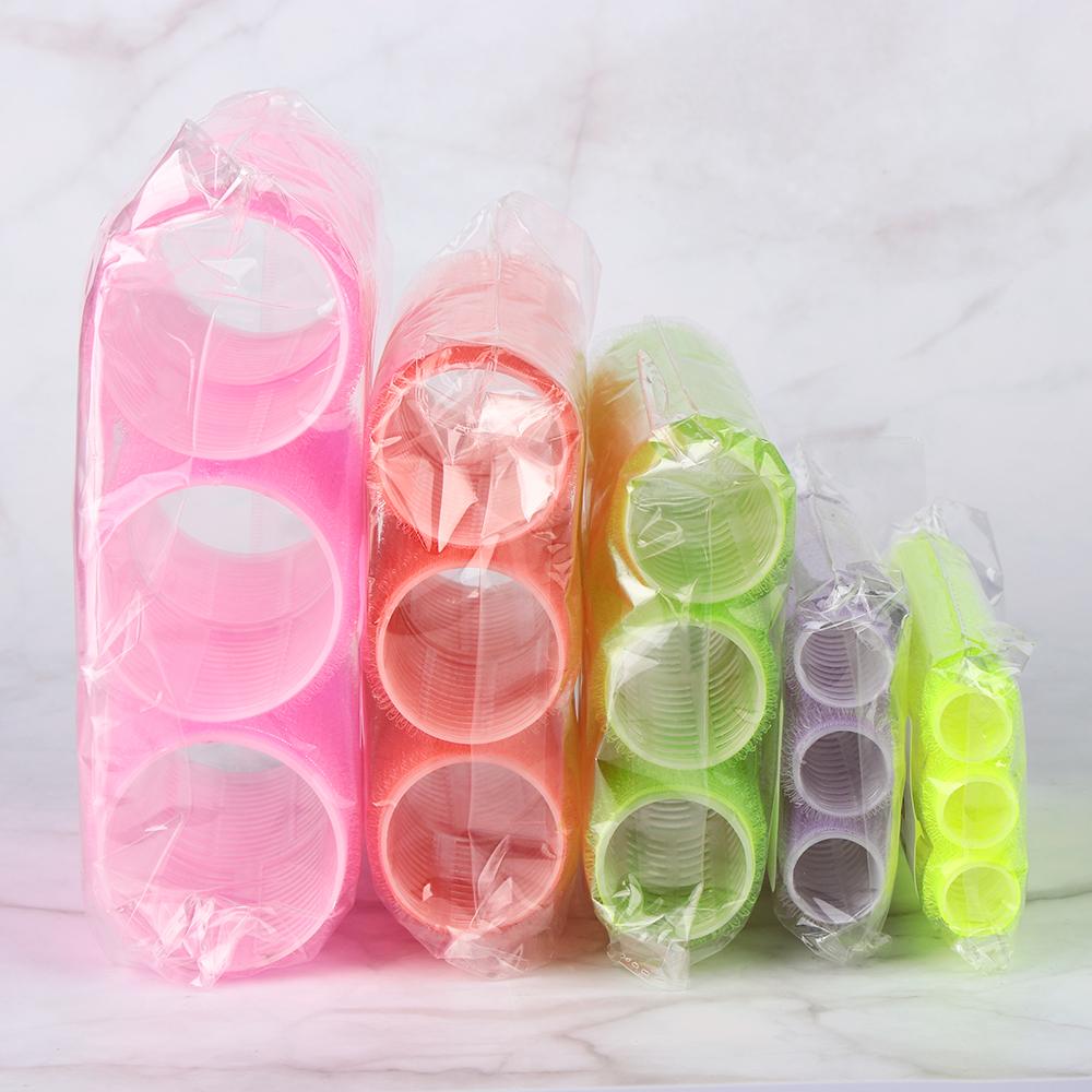 2026 New Large Self Grip Hair Rollers Pro Salon Hairdressing Curlers Random Color Multi Size Hair Rollers Hair Styling Tools