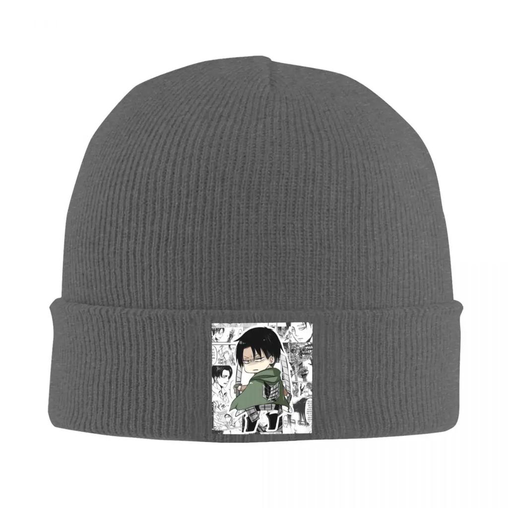 Levi AckerUnisex Attack On Titan Warm Knitted Cap Winter Knit Bonnet Hat Skullies Beanies Hip Hop Caps for Unisex