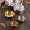 304 Stainless Steel Food Storage Tray Thickened Sauce Dipping Dish Snack Pan Kimchi Plate  Pot Seasoning Dish Kitchen Utensil