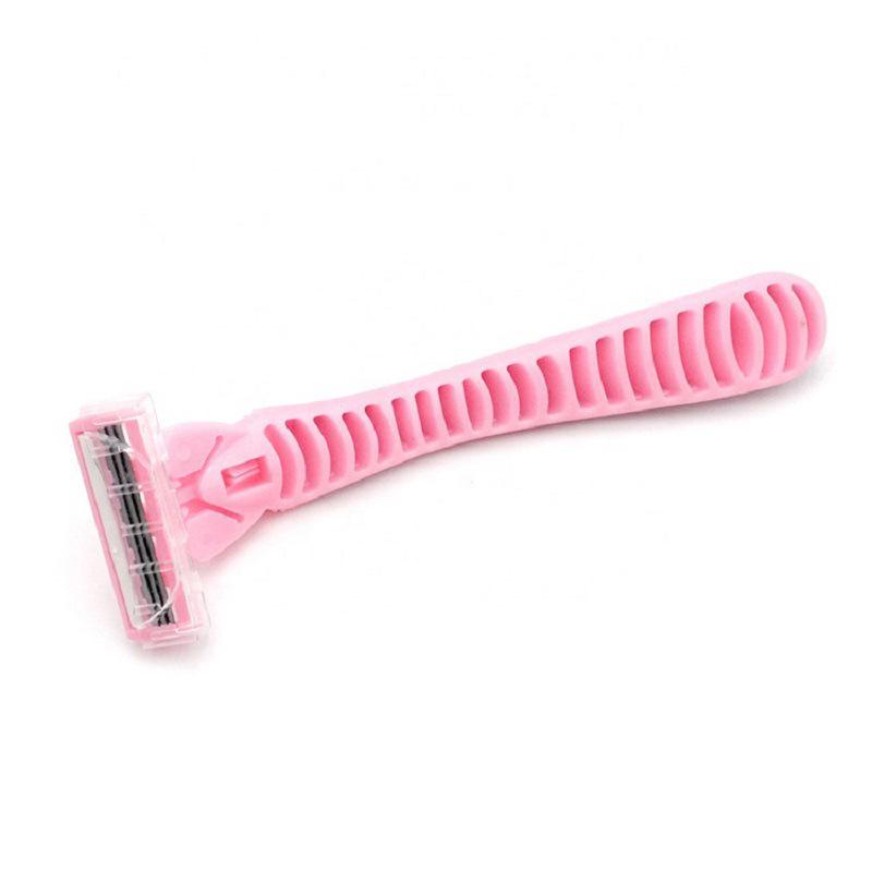 6-Blade Women's Manual Razor for Underarms, Legs, and Bikini Line Hair Removal