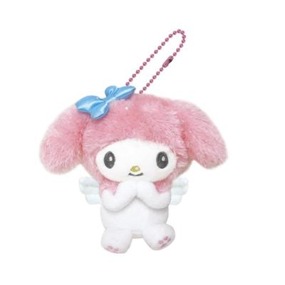 K Company My Melody Kuromi Ball Chain Mascot My Melody Pink H11 X X (Angel Series) MK-BM-MMP W12.7 D7.3cm