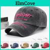 Cotton Baseball Cap With Embroidered Letters Sunshade Adjustable For Spring Summer Men Women