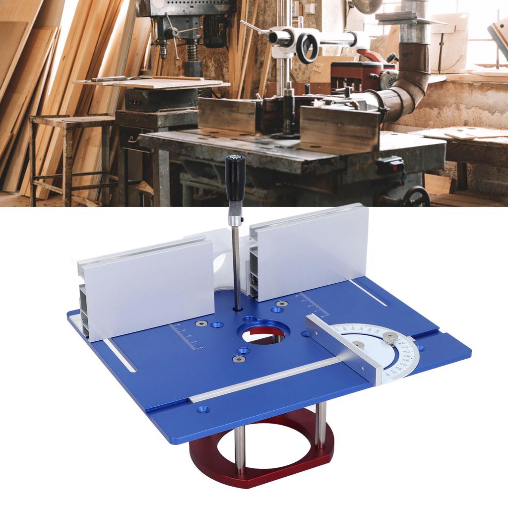 Router Lift Base Aluminum Alloy Height Manual Router Table Lift System for Woodworking Machinery