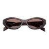 Prada Full Frame Design Acetate Oval Sunglasses Women sunglasses Tortoise PR-26ZS17N60B