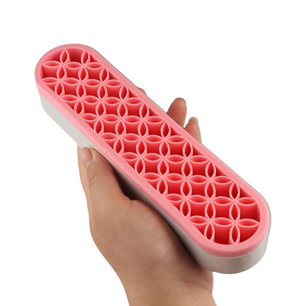 Silicone Structure Makeup Brush Holder Household Pen Storage Case Sewing Tool Rack  Makeup Tools