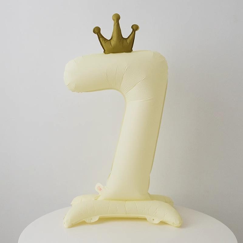 32inch Gold Rose Blue Silver Number Aluminum Film Balloons Digital Baby Shower Christmas Wedding Happy Birthday Party Decoration