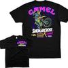 Maglietta Grafica Sportiva Vintage da Uomo Maglione Girocollo Camel Motosport Maglietta Oversize Grafica Estrema Camel Motorsport Supercross