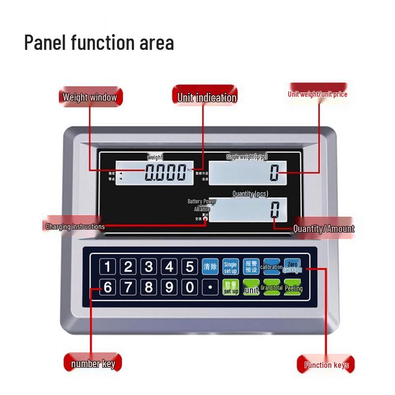 Haoke CLQ 60kg High-Precision Electronic Platform Scale