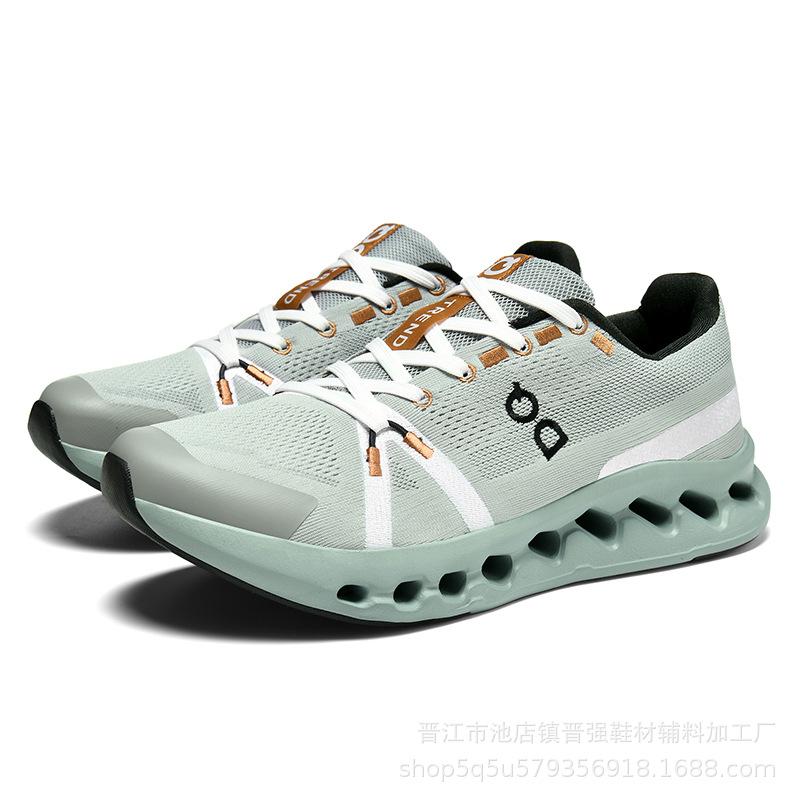 

2025 autumn new breathable mesh casual shoes fashion cushioning running sports trendy shoes comfortable soft-soled hiking shoes 39 темно-синий