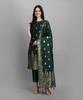 Women's Designer Party Wear Top Tunic Cotton Silk Kurti Pant Dupatta Set Dress