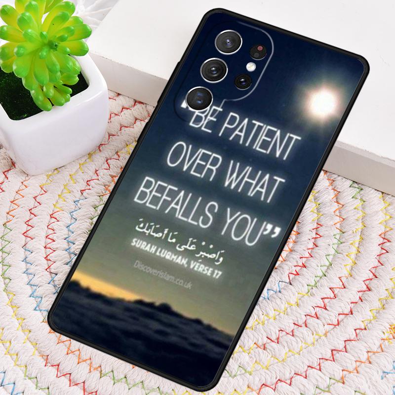 Muslim Surah Ikhlas Islamic Quotes Silicone Phone Case For Samsung Galaxy note 10 pro S26 S25 S24 S23 S22 S21 Plus Ultra Cover